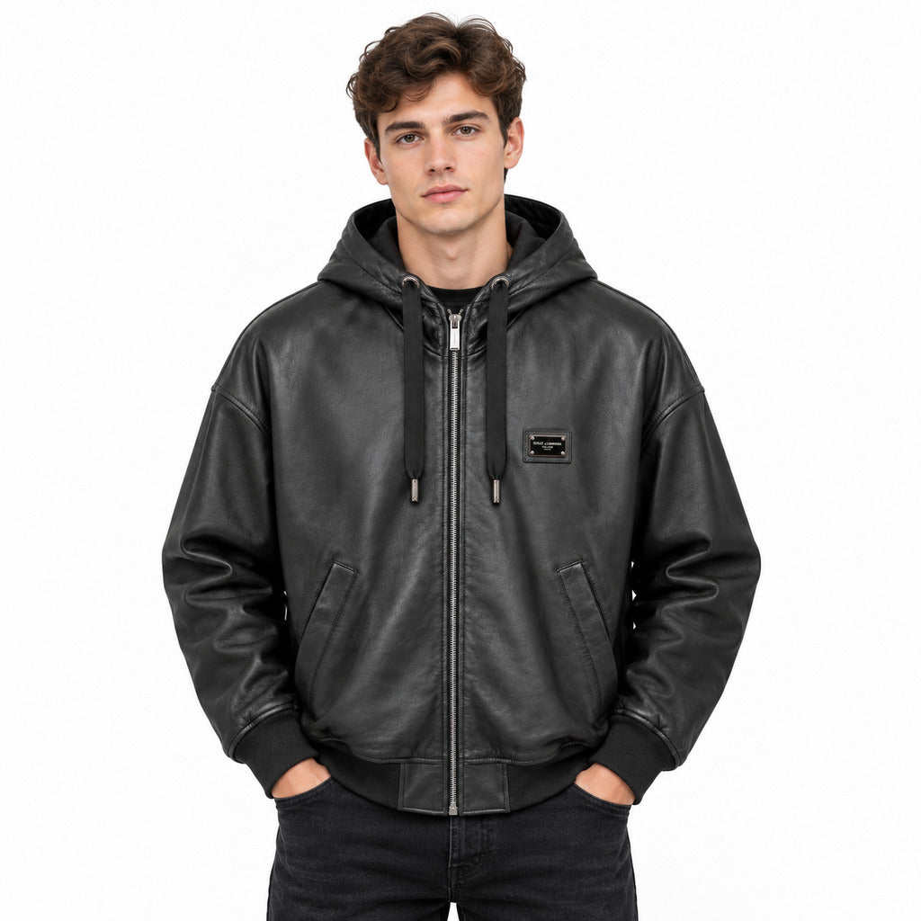 dolce & gabbana - giacca in pelle
