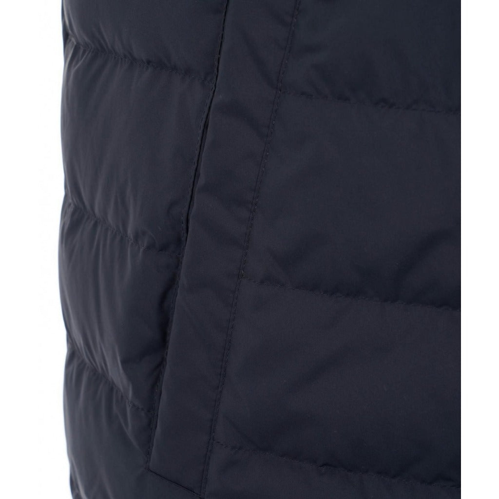 People of Shibuya blue sleeveless vest, alternate product angle