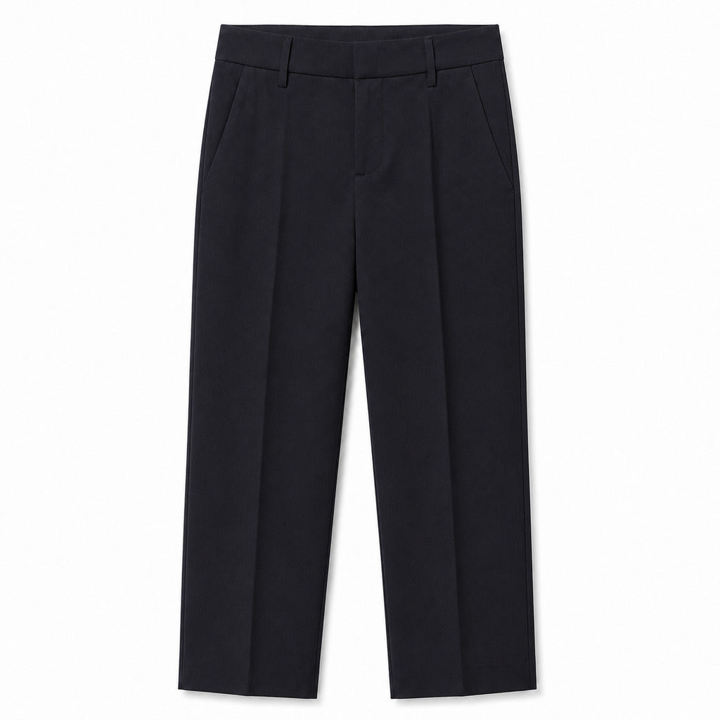 Dondup – blue Svasati cropped flared trousers – front flat lay