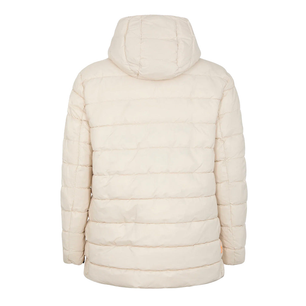 Suns – Flaminio reversible jacket – cream padded back with hood