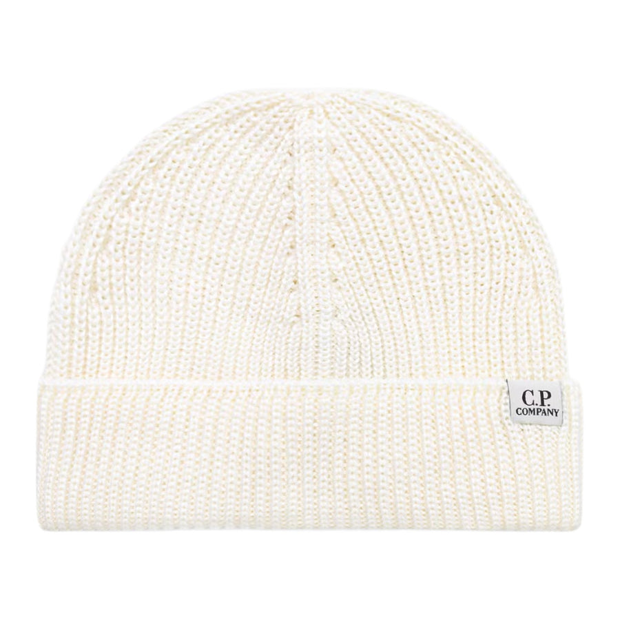 c.p. company - berretto unisex knit beige