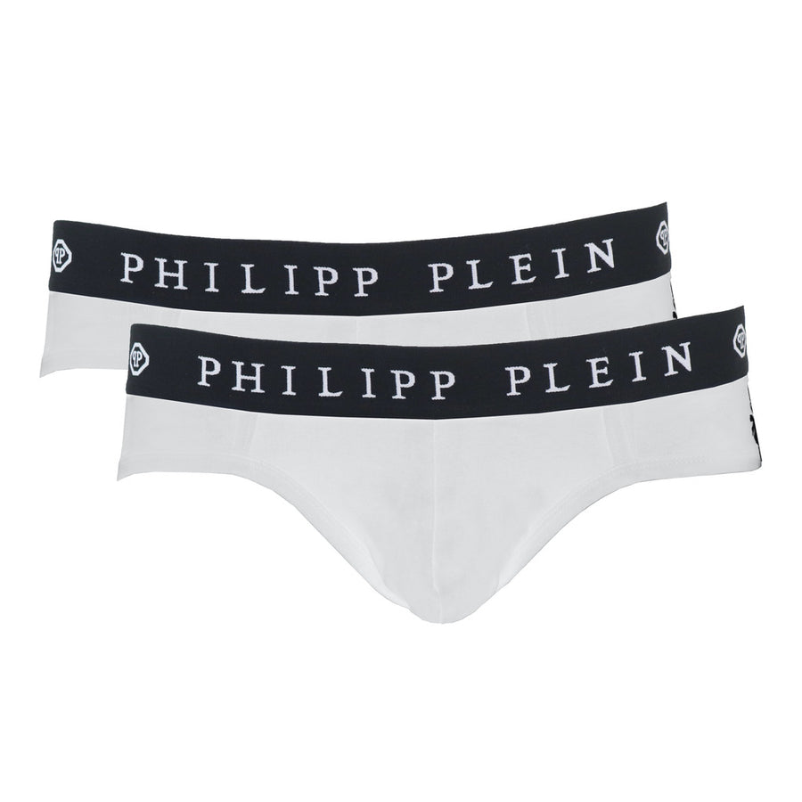 Philipp Plein slip bipack white underwear, main packshot
