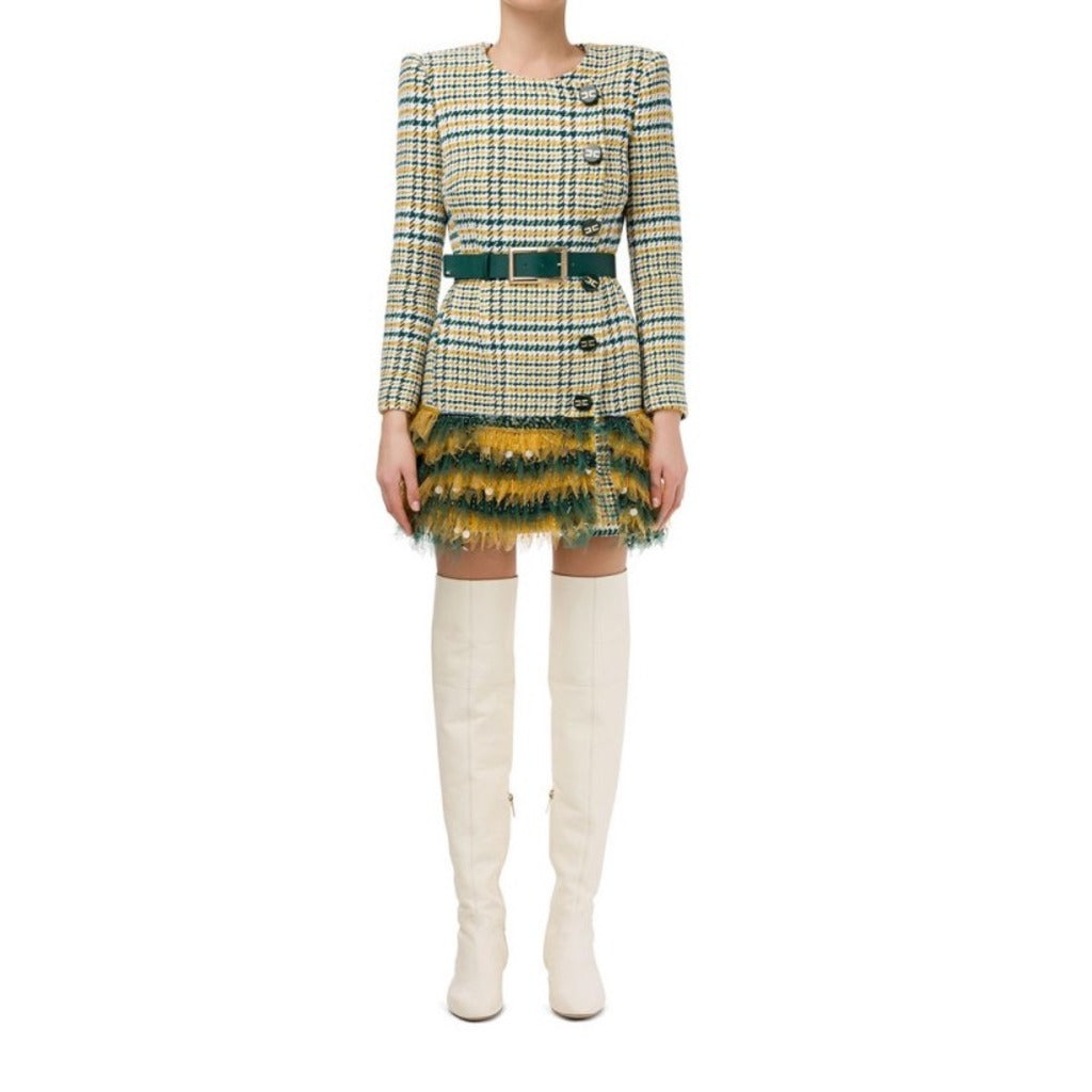 Elisabetta Franchi green dress, alternate view