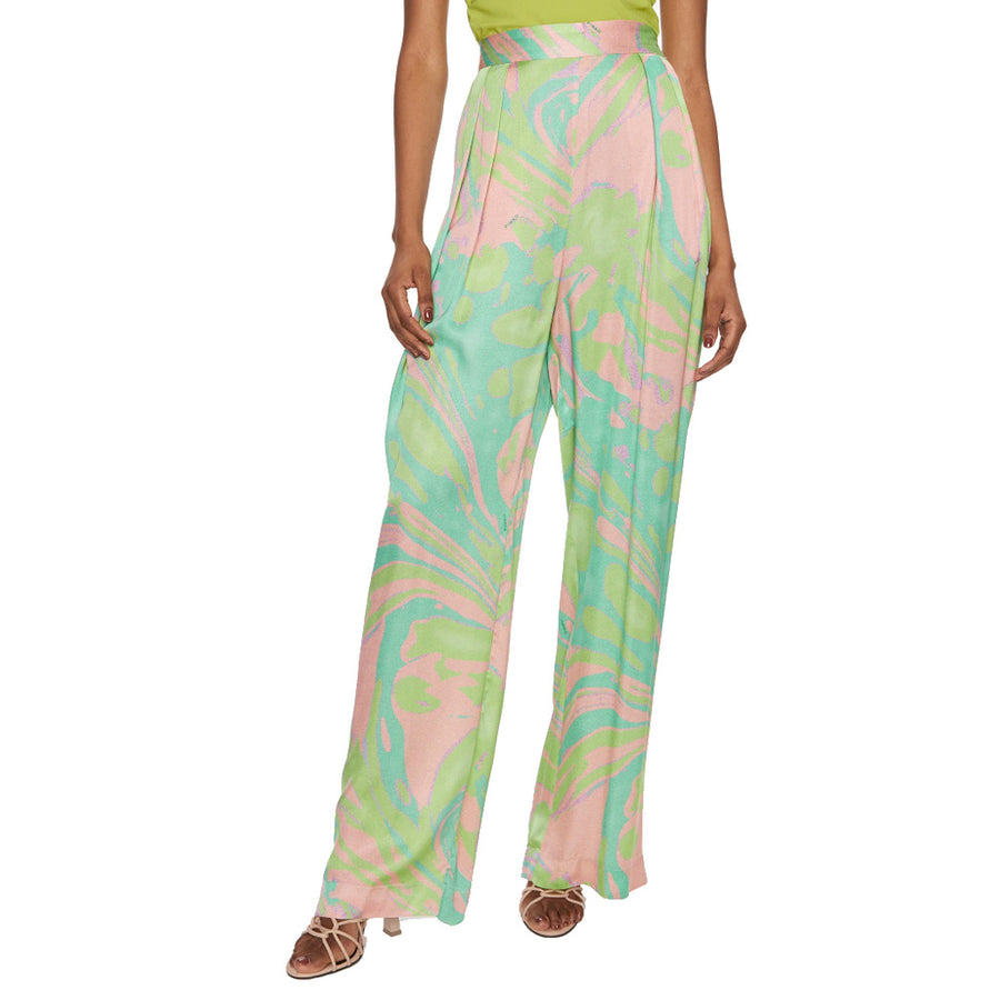 Pinko Penati Trousers in Multicolor Print