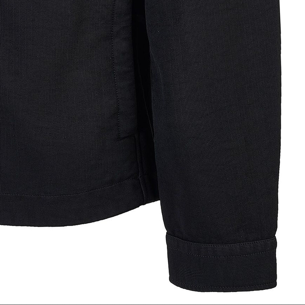 C.P. Company Double Weave Nylon Bomber Jacket in Black