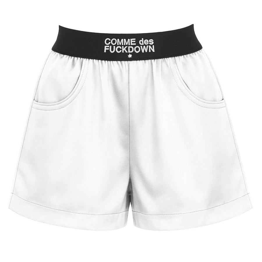 Comme Des Fuckdown Modal Shorts in White