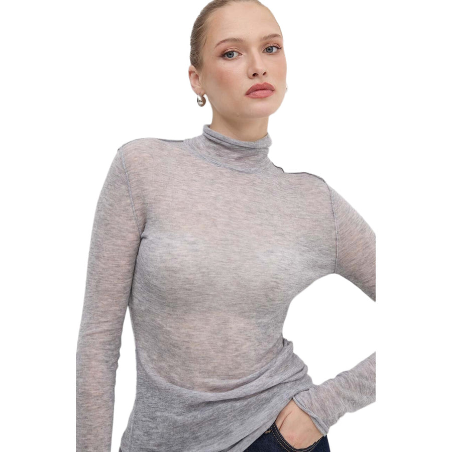 Patrizia Pepe Wool Sweater in Gray