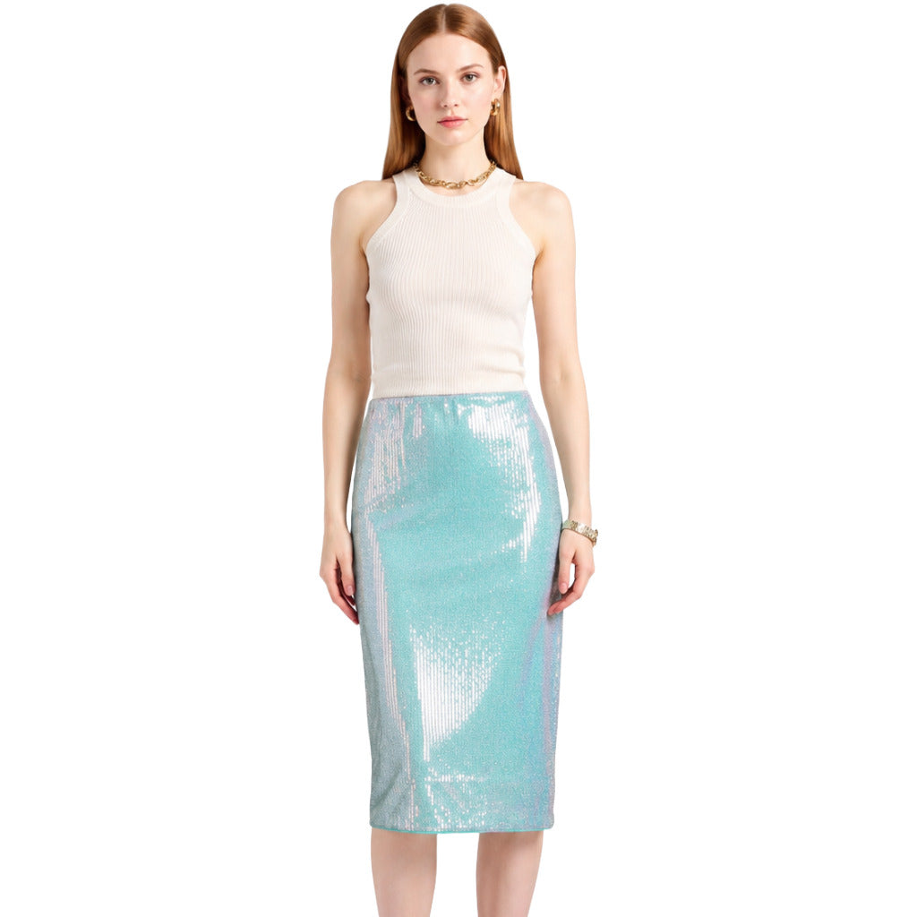 Pinko Isclero Skirt in Light Blue