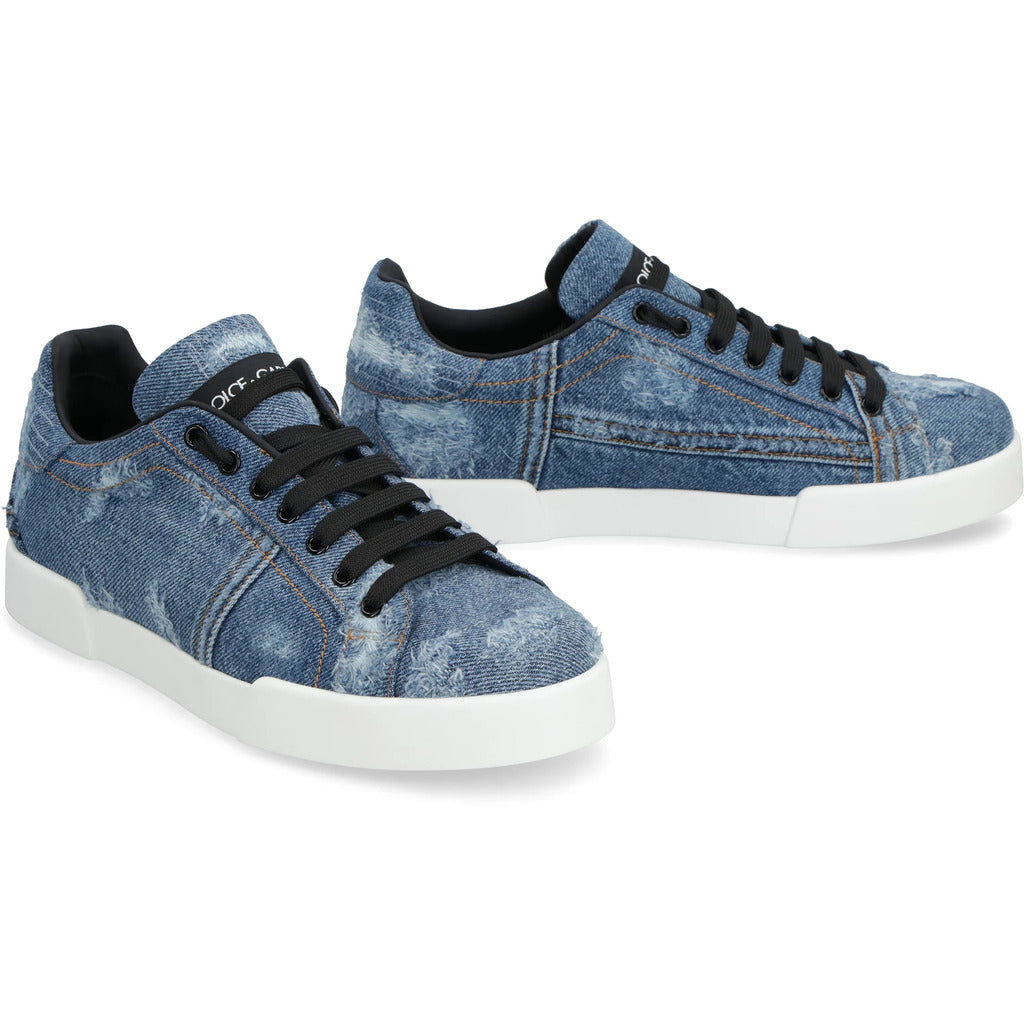 dolce & gabbana - sneakers patch denim