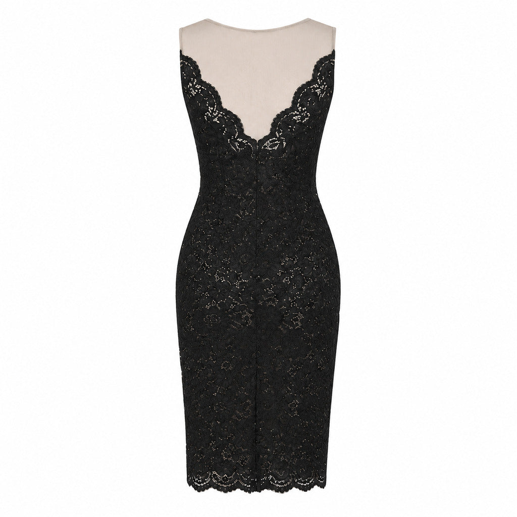 dolce & gabbana - Abito tubino in pizzo