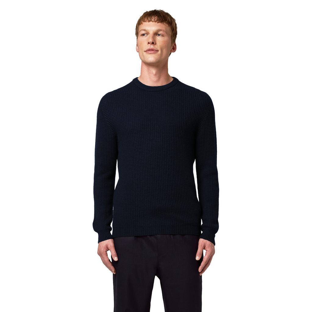 Alpha Studio Merino Wool Crew Neck Sweater