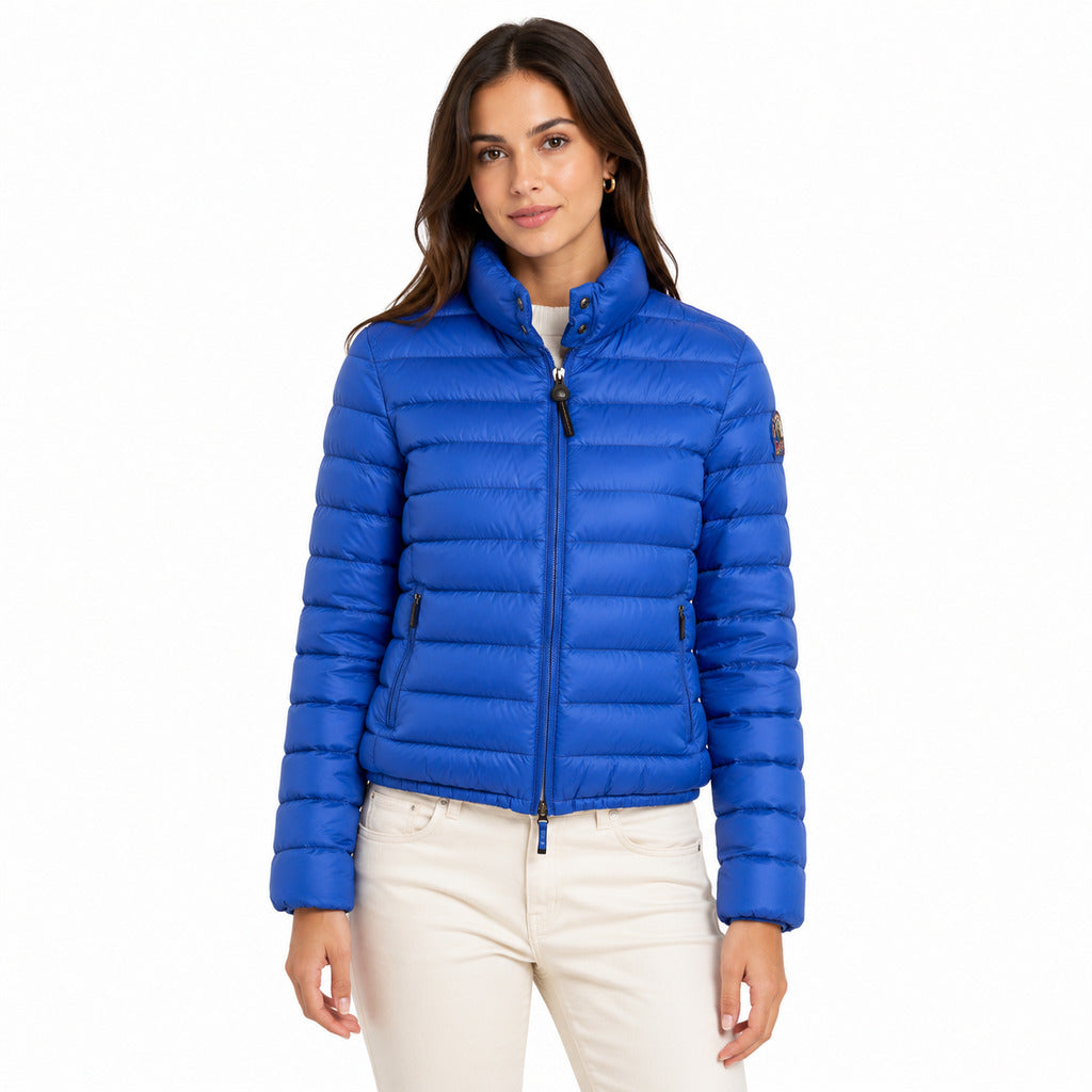 Parajumpers – light blue Winona down jacket – front view worn by model
