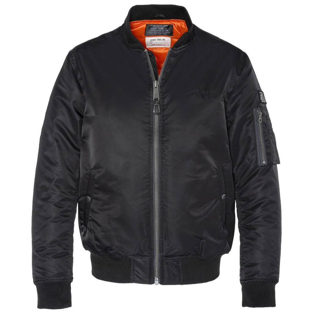 schott nyc - airforce jacket marrone