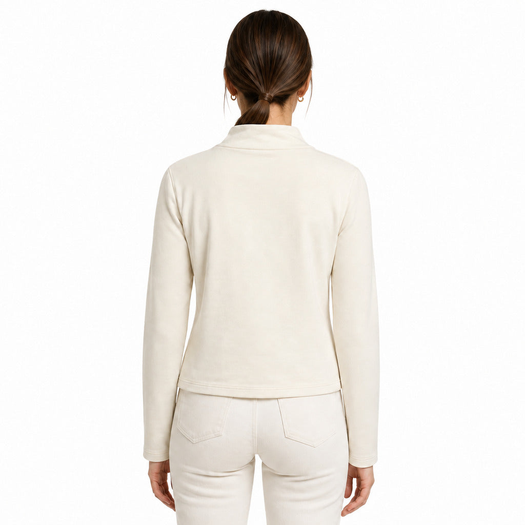 Parajumpers – Corina lightweight jacket in off-white – Back view showing the smooth sleeves and body