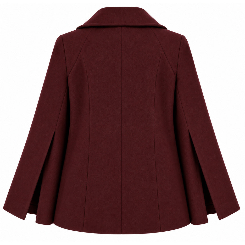 loro piana tessuto - peacoat doppiopetto taglio kimono