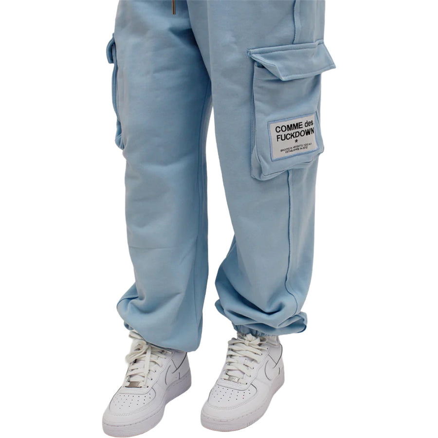COMME des FUCKDOWN Pants in Light Blue
