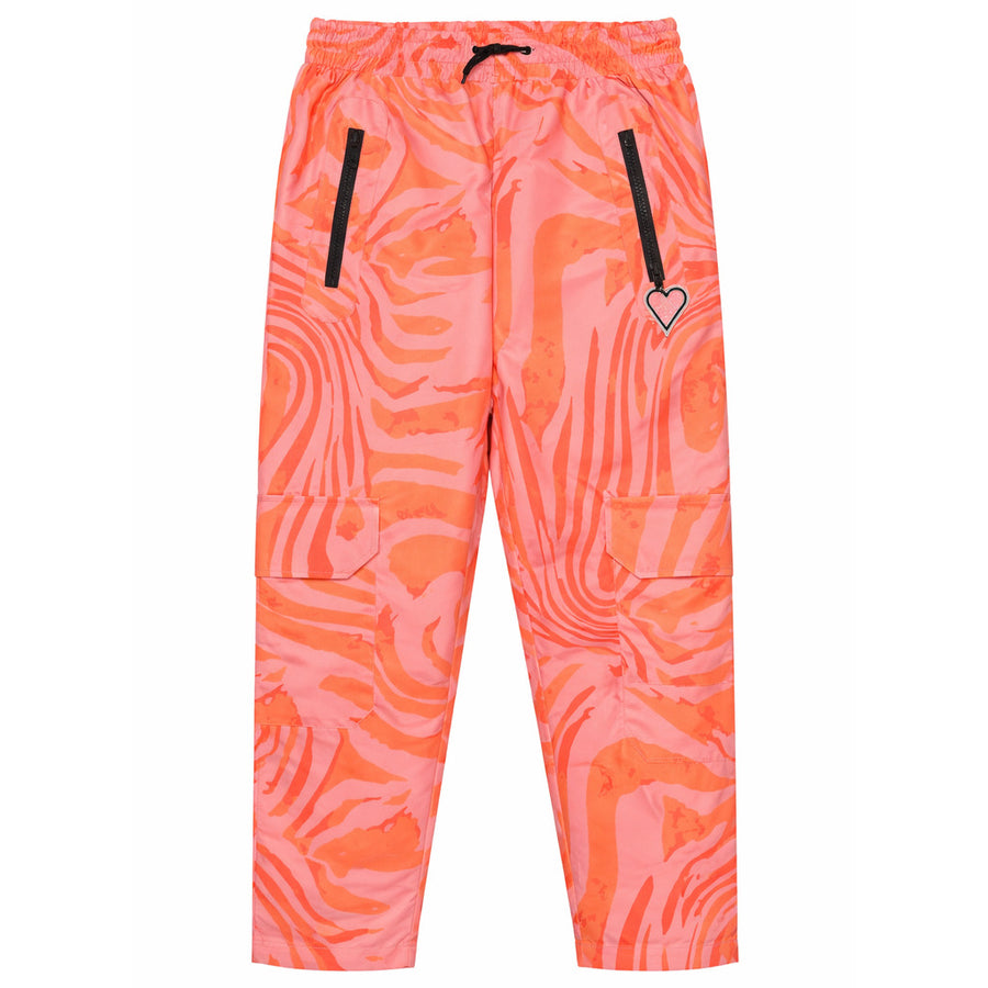 Pharmacy Industry Orange Triacetate Cargo Trousers