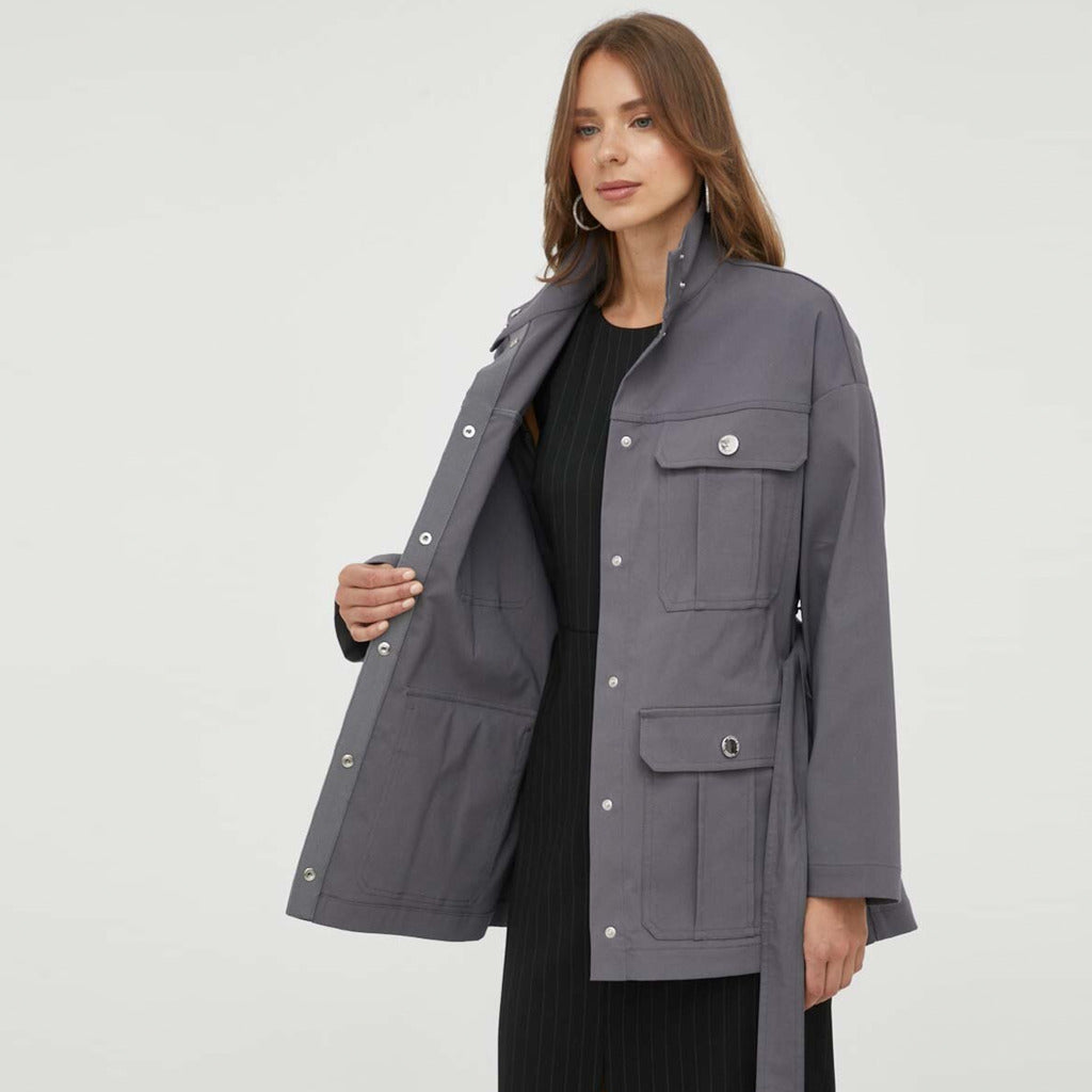 Patrizia Pepe Belted Trench Coat