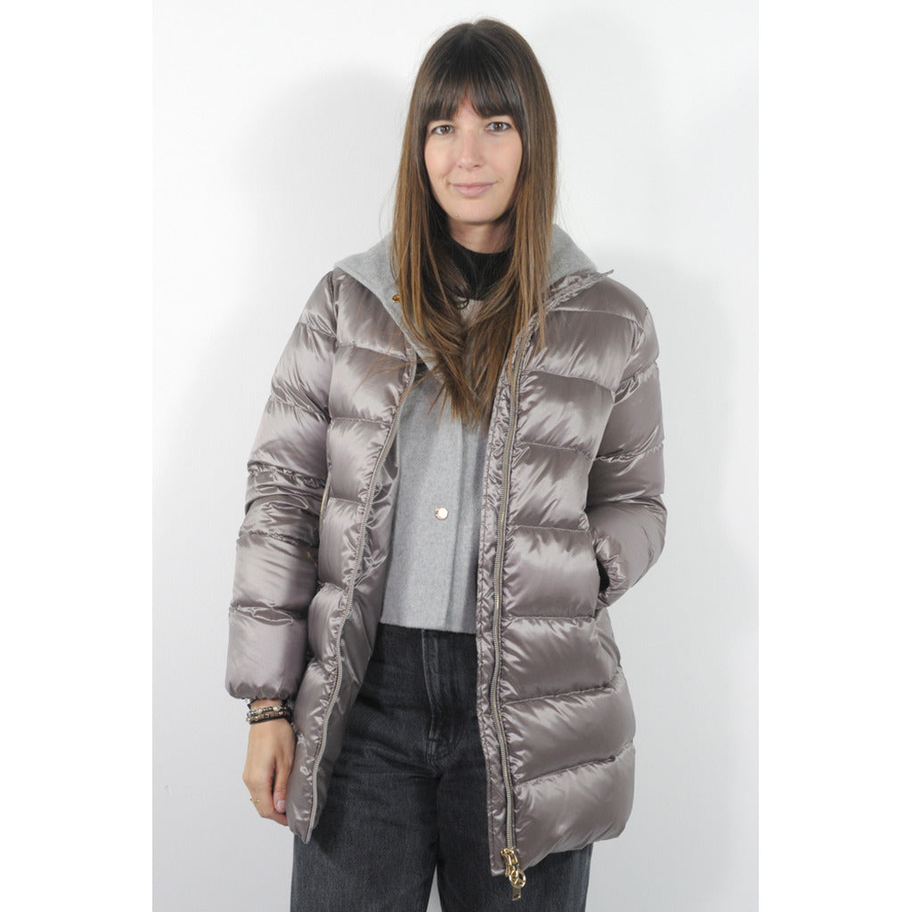 People Of Shibuya – Usagi_pm839-920 Down Jacket in Grey – front view worn open