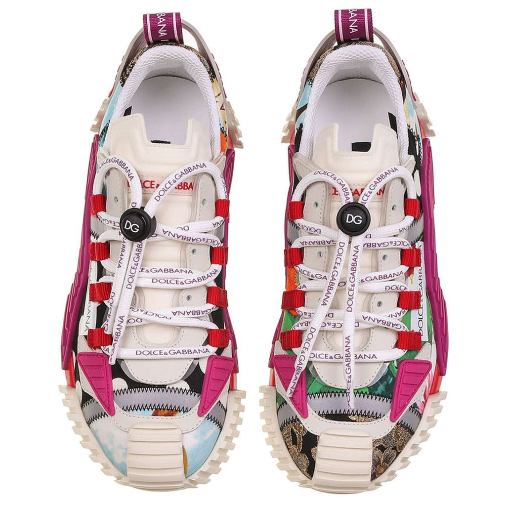 dolce & gabbana - sneaker bassa patch multi