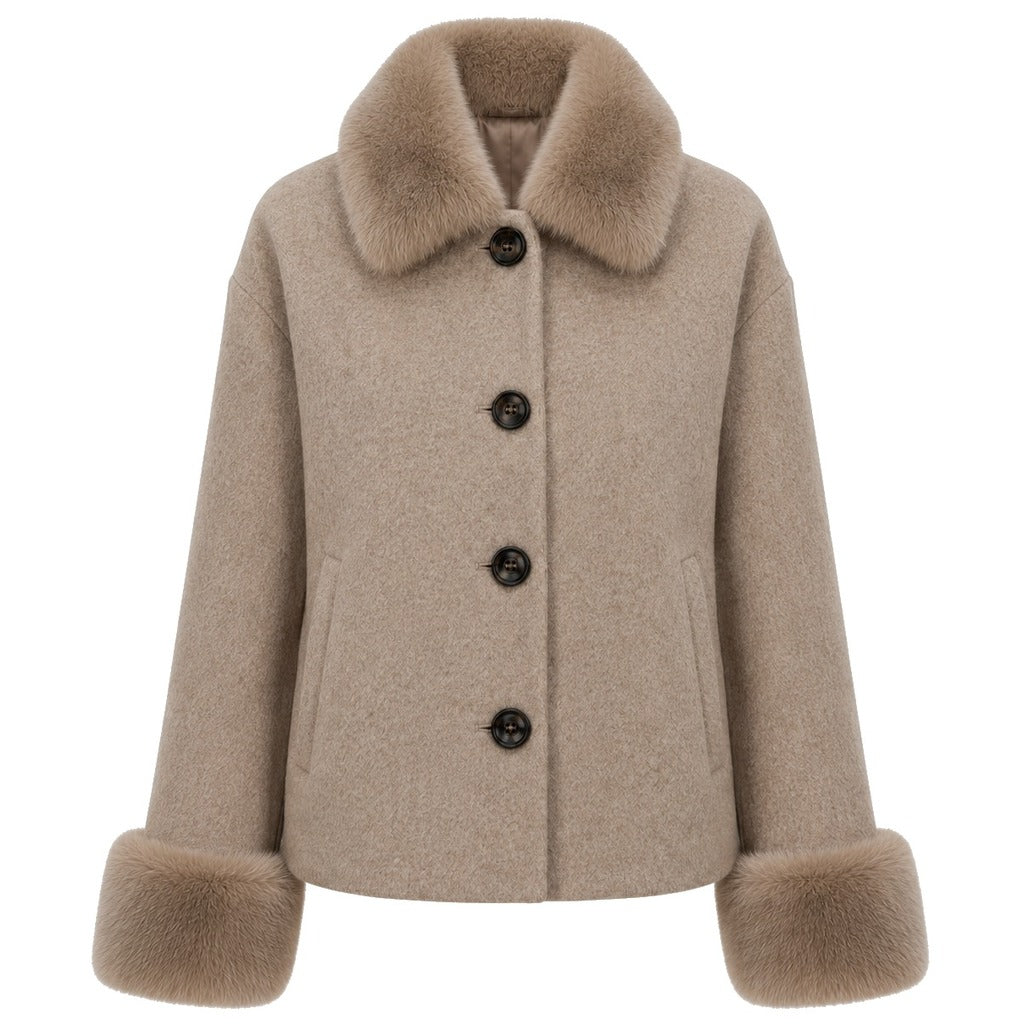 Loro Piana Capolavoro Short Coat in Blue