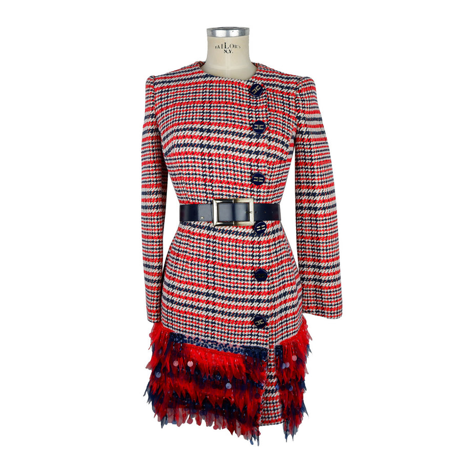 Elisabetta Franchi AB920 red dress, main product view