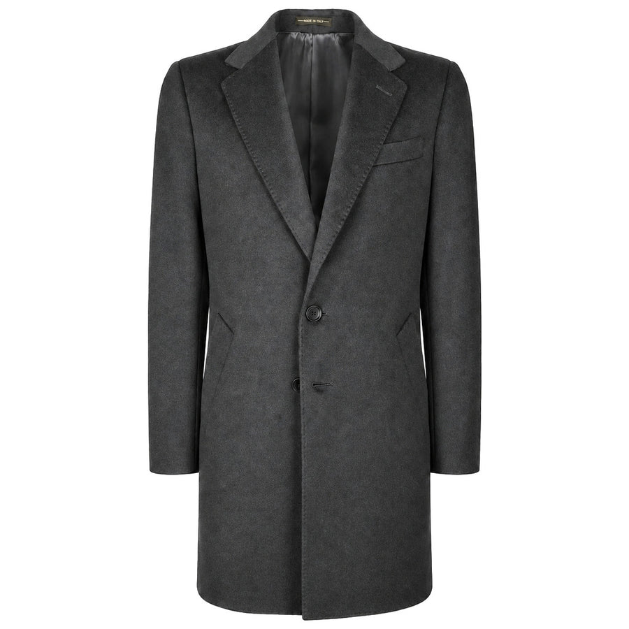 Loro Piana Tessuto – Capolavoro Coat – dark gray front view
