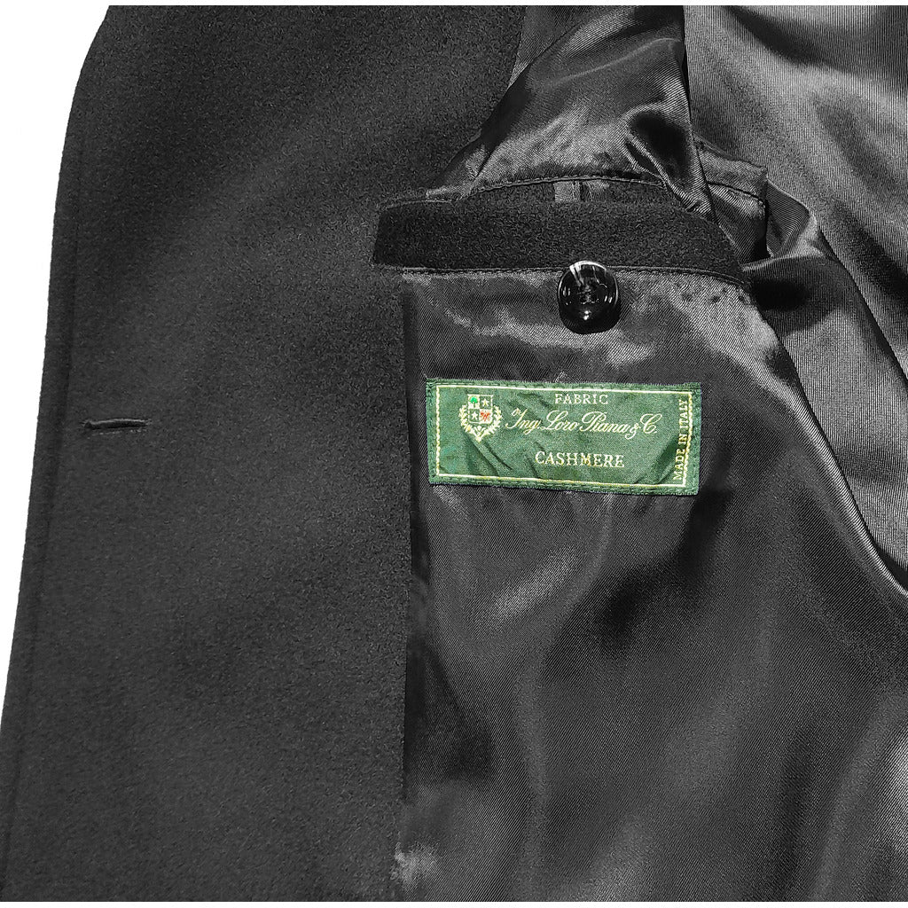 loro piana tessuto - cappotto peacoat in cashmere