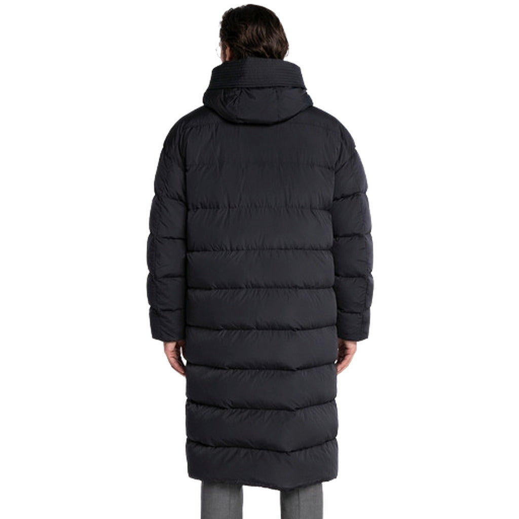 Peuterey Long Black Padded Down Jacket