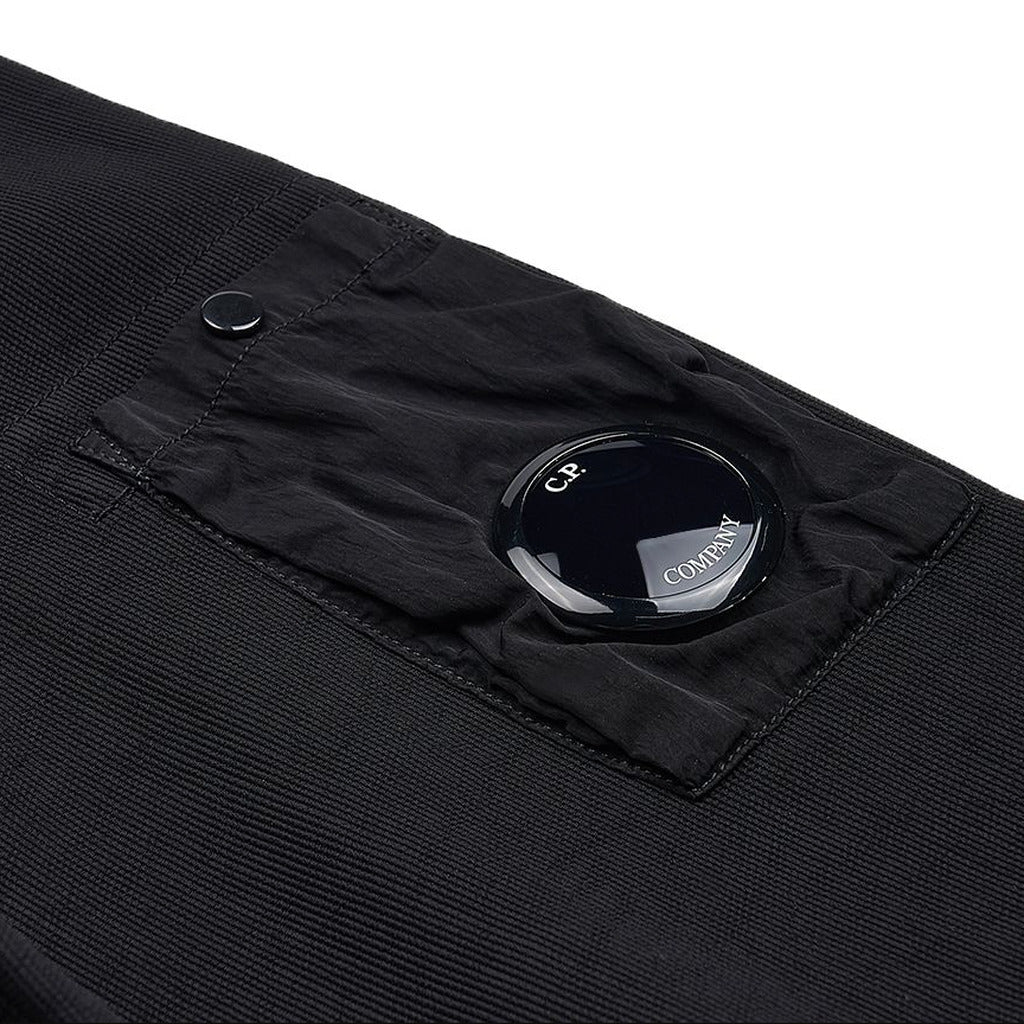 C.P. Company Double Weave Nylon Bomber Jacket in Black