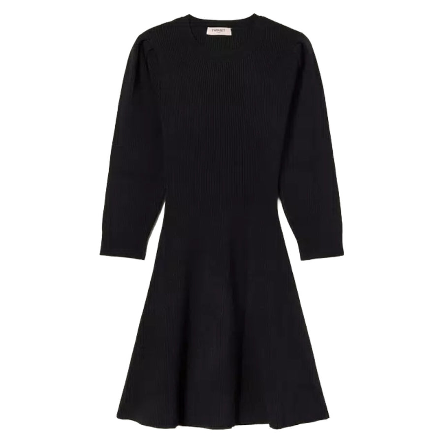 twinset - Abito in maglia a costine