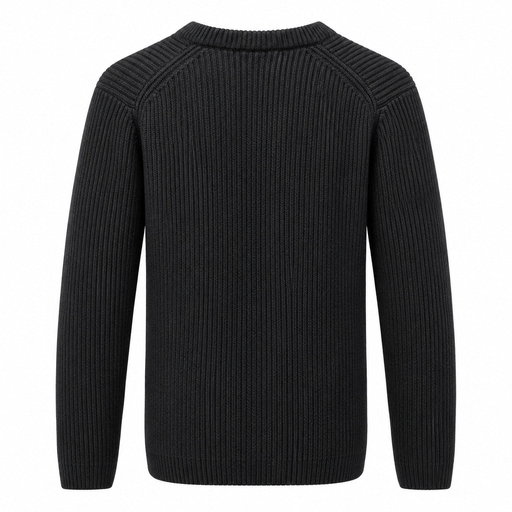 dolce & gabbana - maglione a coste blu