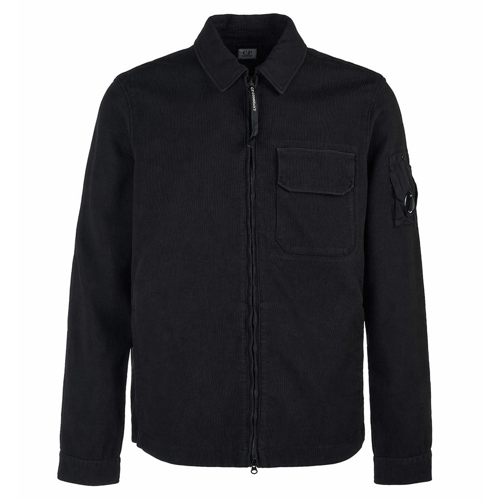 C.P. Company Double Weave Nylon Bomber Jacket in Black