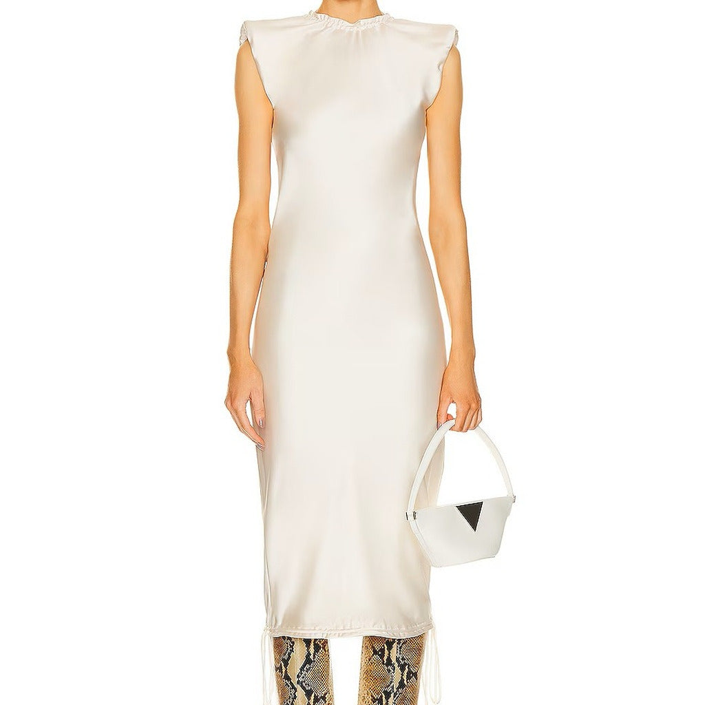 The Attico Milk-Coloured Dress