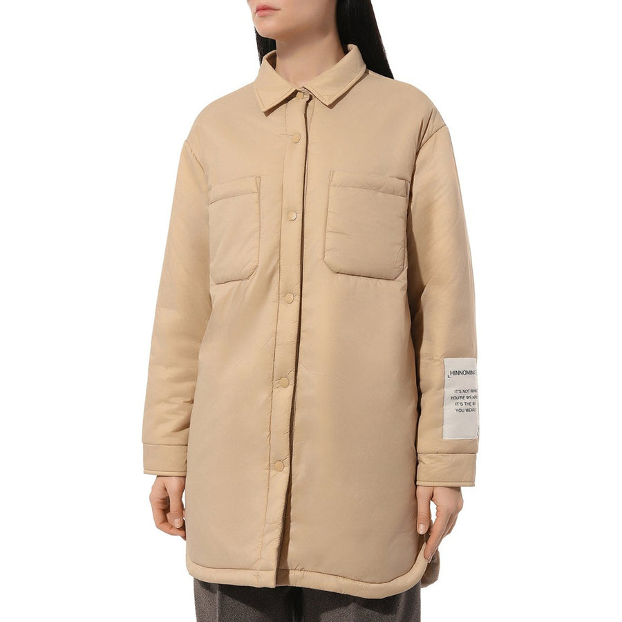 Hinnominate Shirt Jacket in Beige