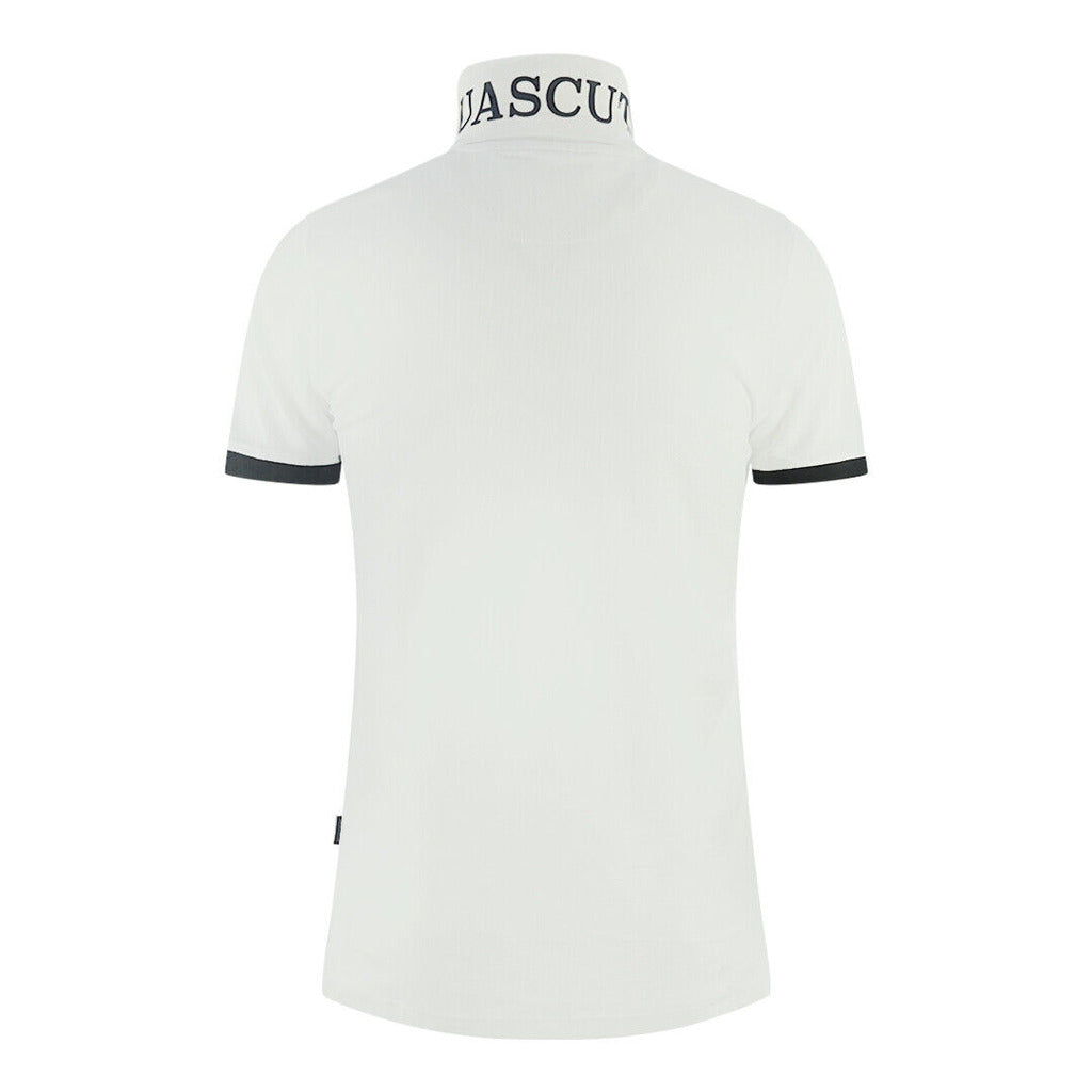 Aquascutum white polo shirt, additional product angle