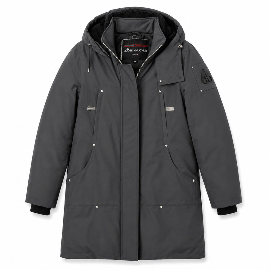Moose Knuckles Grand Metis Grey Padded Jacket