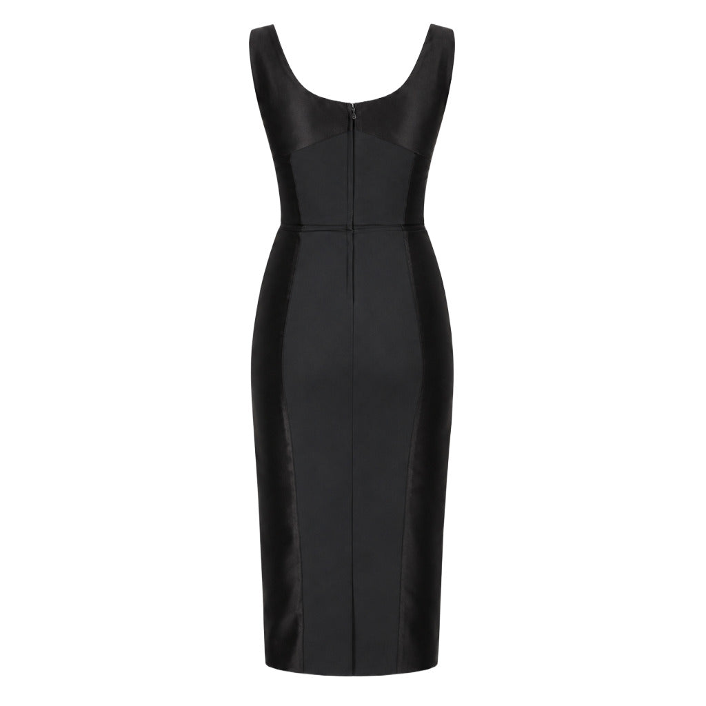 dolce & gabbana - abito nero con spalline