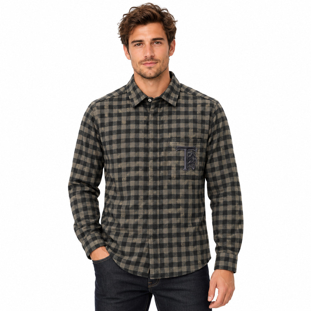 tods - camicia quadretti logata