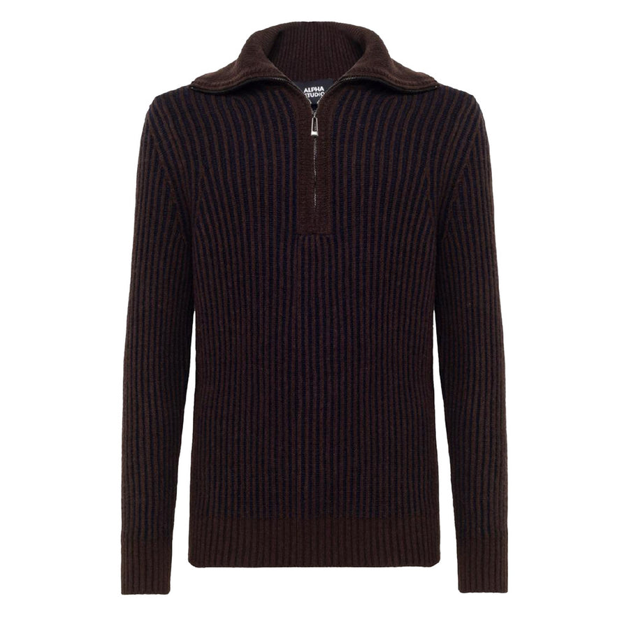 alpha studio - vanisè turtleneck sweater