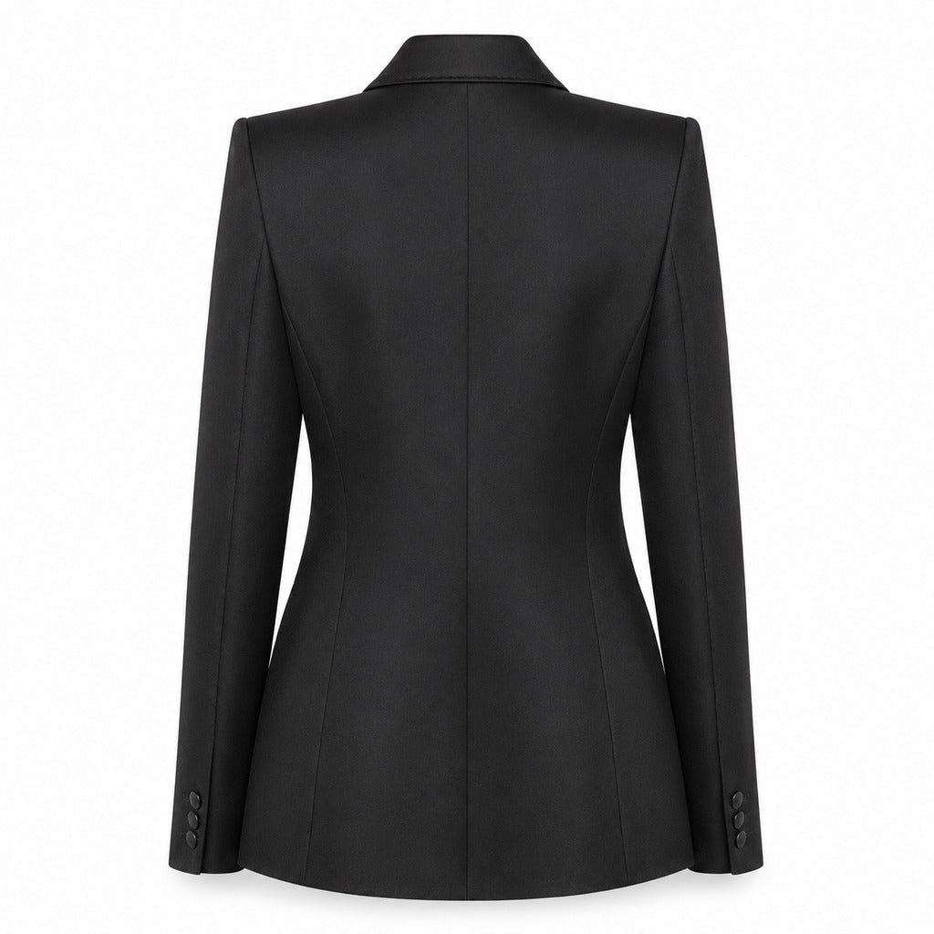 Dolce & Gabbana – black double-breasted jacket – back flat product view