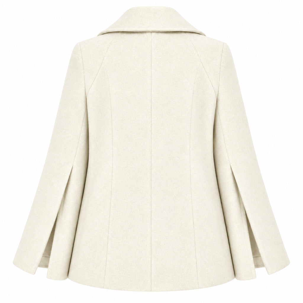 loro piana tessuto - peacoat doppiopetto taglio kimono