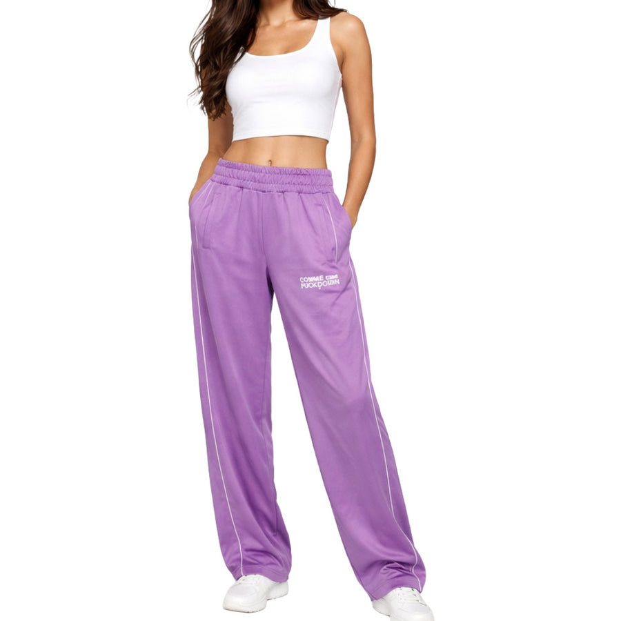 Comme Des Fuckdown Purple Technical Fabric Trousers