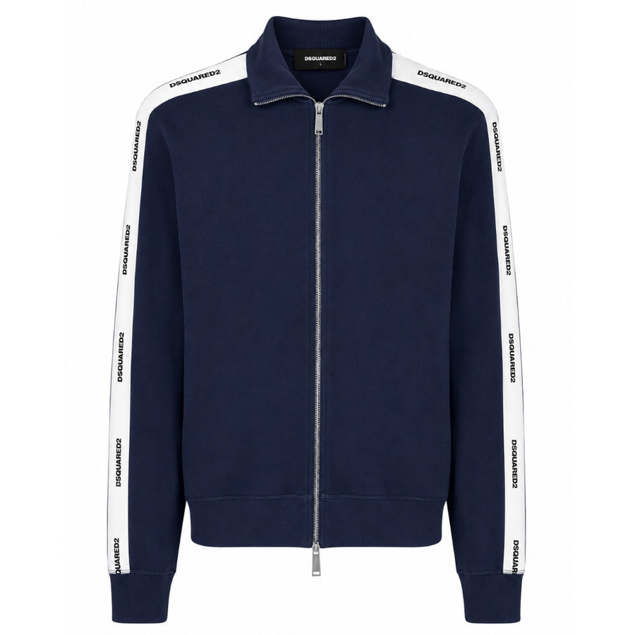 dsquared2 - felpa cotone bande logate