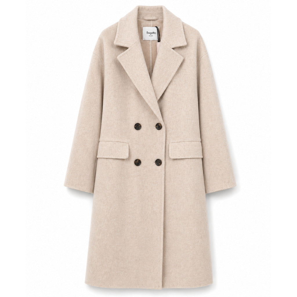 Bagutta Long Double-Breasted Wool Coat