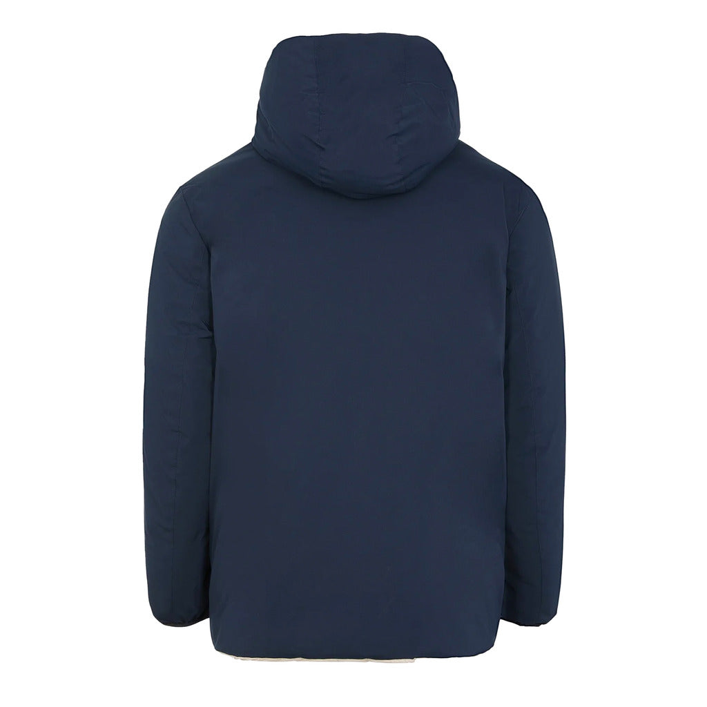Suns – Flaminio reversible jacket – navy back with hood