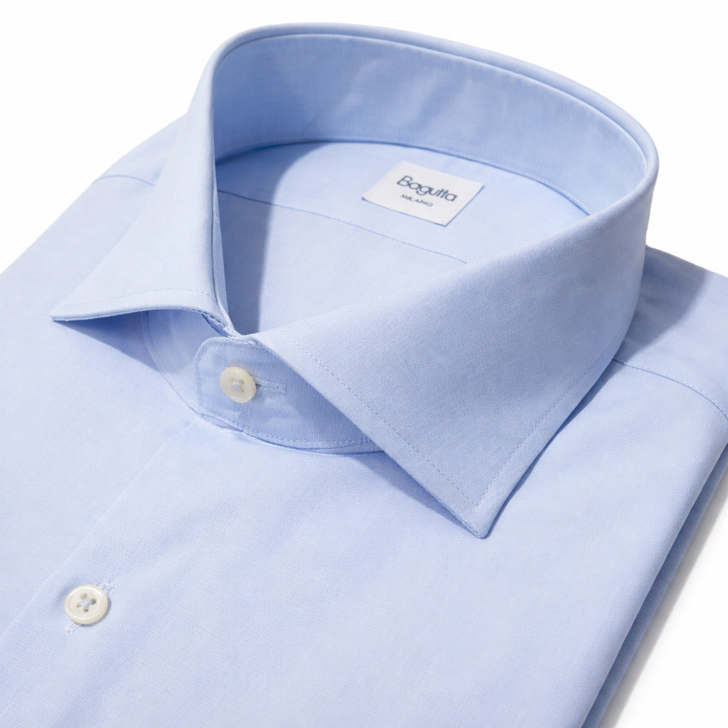 Bagutta Brando Light Blue Cotton Shirt