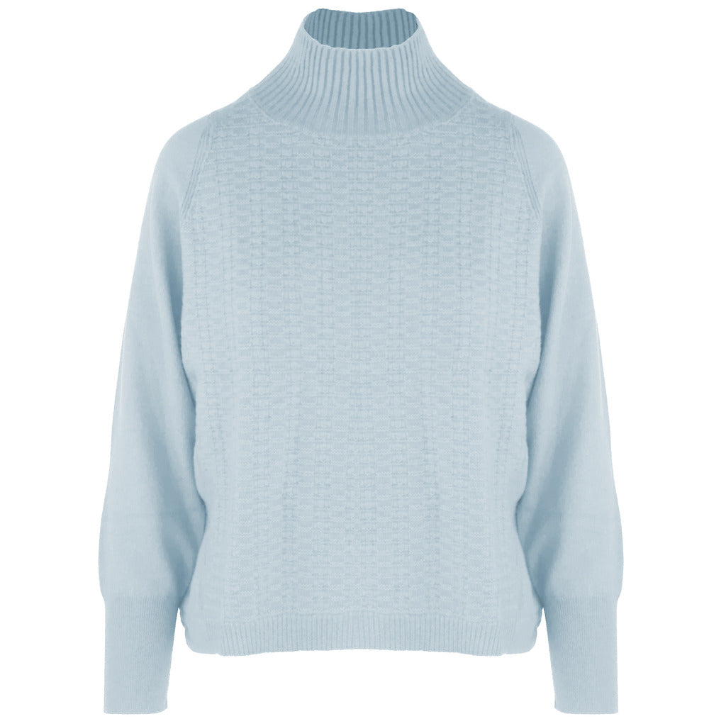 malo - collo alto cashmere brick