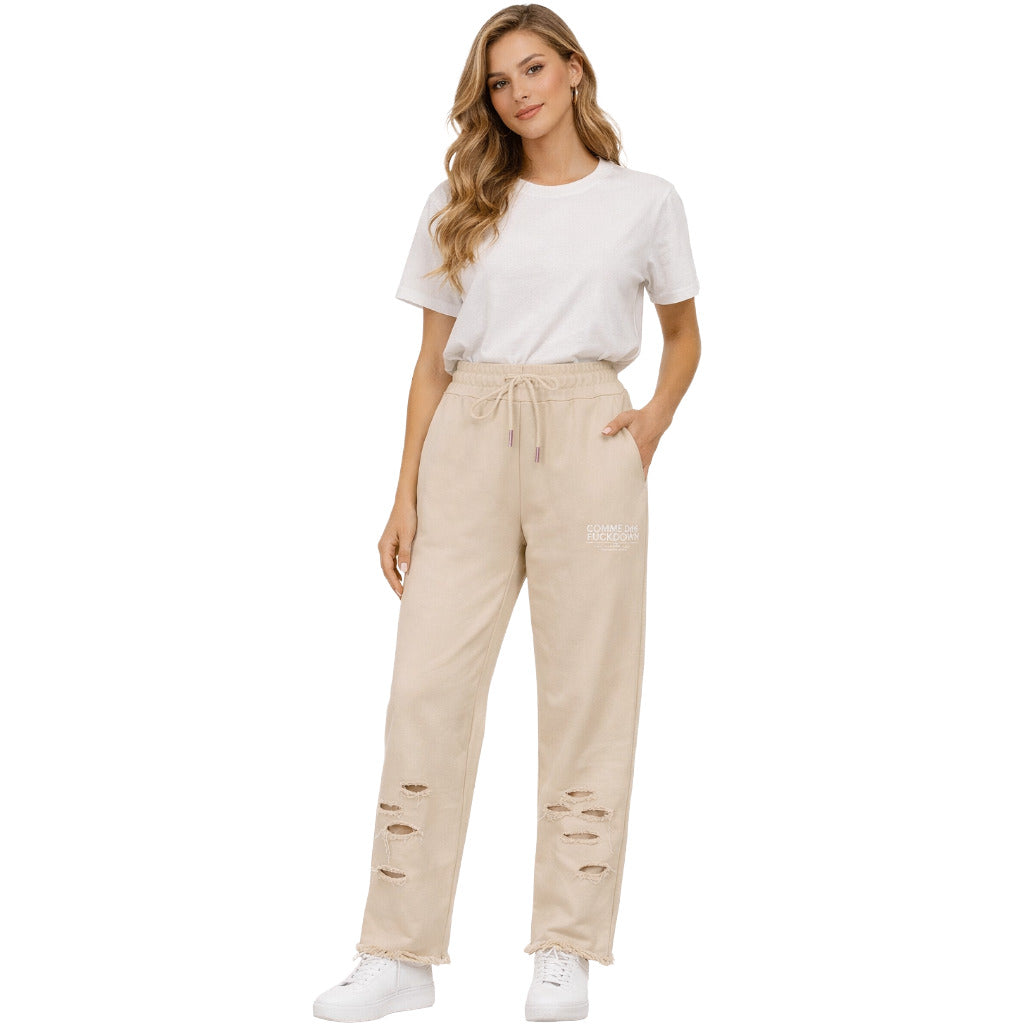 COMME des FUCKDOWN Palazzo Pants in Beige
