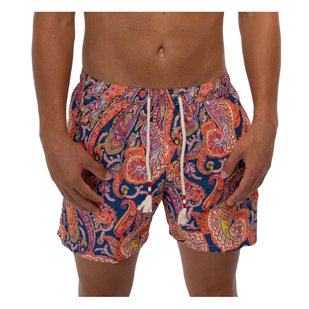 MC2 Saint Barth Lighting Paisley Draw 61 Swim Shorts in Multicolor